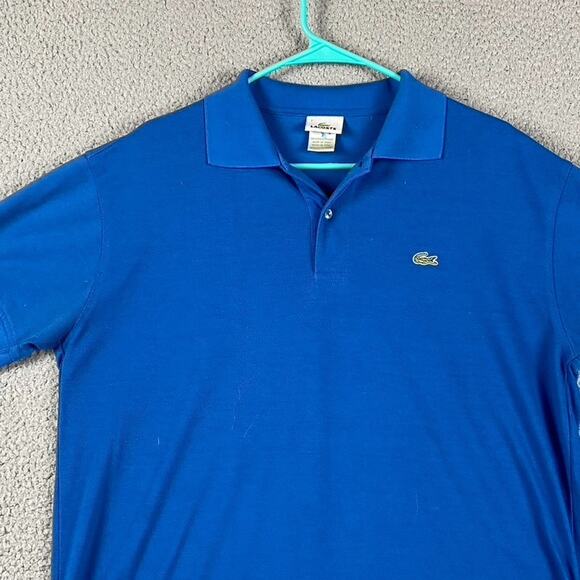 Lacoste Men's Size 7 (Medium) Bright Blue Pique Cotton Classic Polo Shirt - Picture 2 of 9
